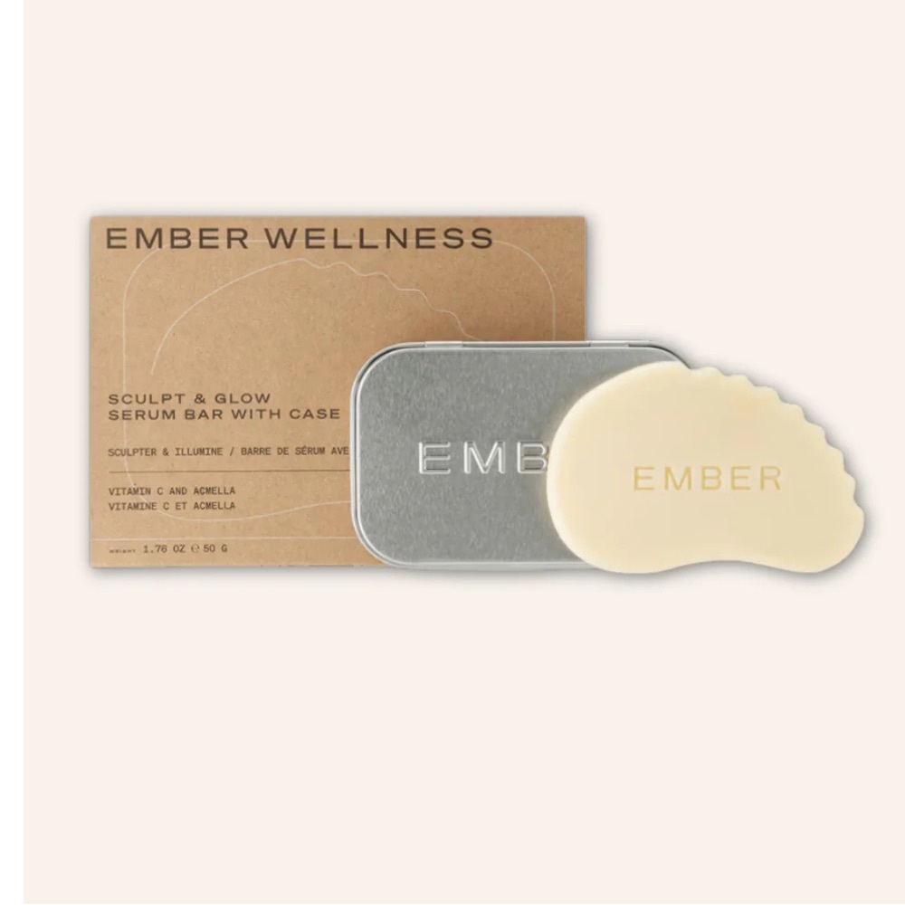 Ember Wellness Sculpt and Glow Serum Bar with Case